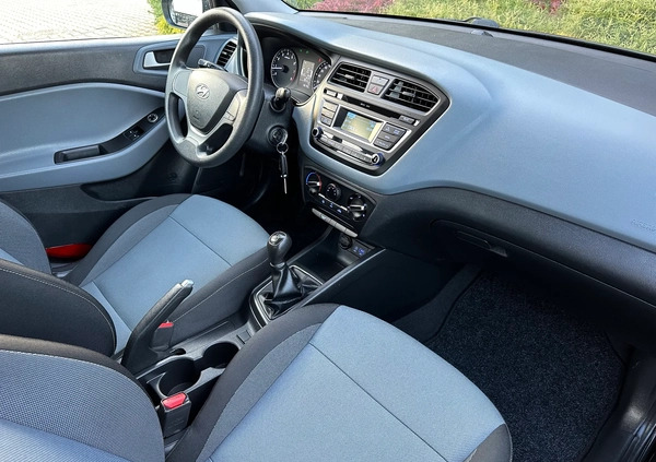 Hyundai i20 cena 32999 przebieg: 138193, rok produkcji 2017 z Warka małe 704